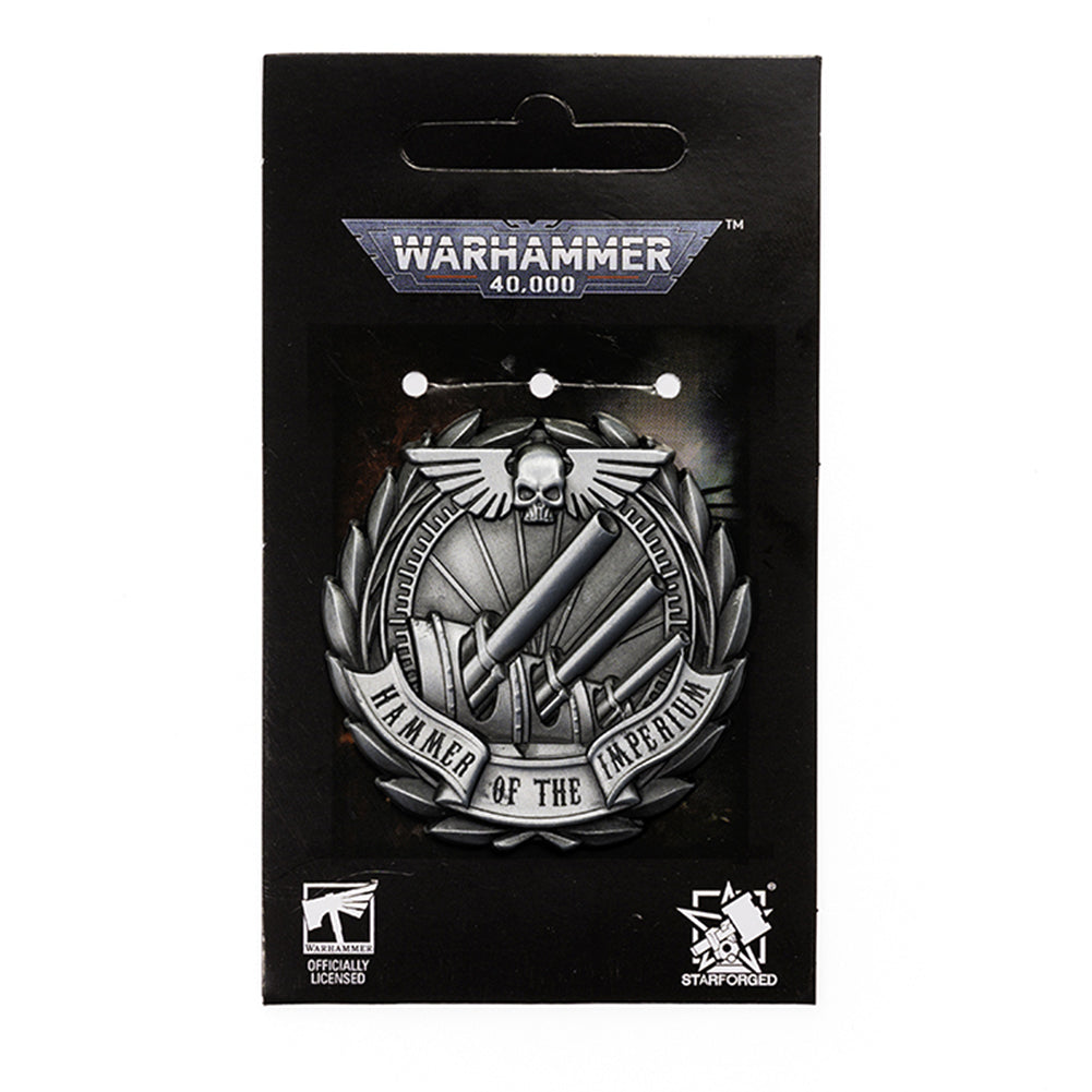 Starforged  Cadian Shock Troops Space Marines Medalof Honour Velcro Pin Badge Warhammer 40K Imperial Guard